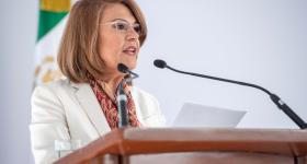 Dra. María Esther Avelar, rectora del Sistema de Universidad Virtual