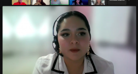 Nataly Andrea Olvera Rojas, egresada de la maestra en Gestión del Aprendizaje en Ambientes Virtuales (MGAAV) de UDGVirtual.