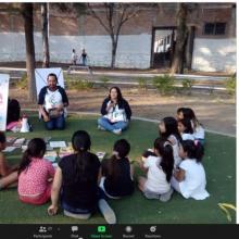 Presentación durante la charla