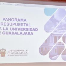 Exposición del Rector general de la Universidad de Guadalajara.