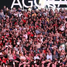 Asistentes a la proyección de "Mis 40 en Bellas Artes, en la Cineteca de la Universidad de Guadalajara