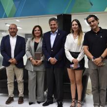 Presidium de la inauguración de las Jornadas de la Mujer y la Niña en la Ciencia