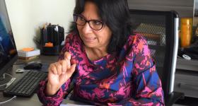 Doctora María Elena Chan Núñez, directora del  Instituto de Gestión del Conocimiento y el Aprendizaje en Ambientes Virtuales de UDGVirtual