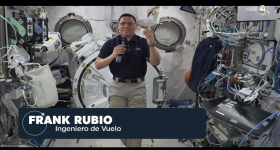 Astronauta Astronauta Frank Rubio desde el espacio